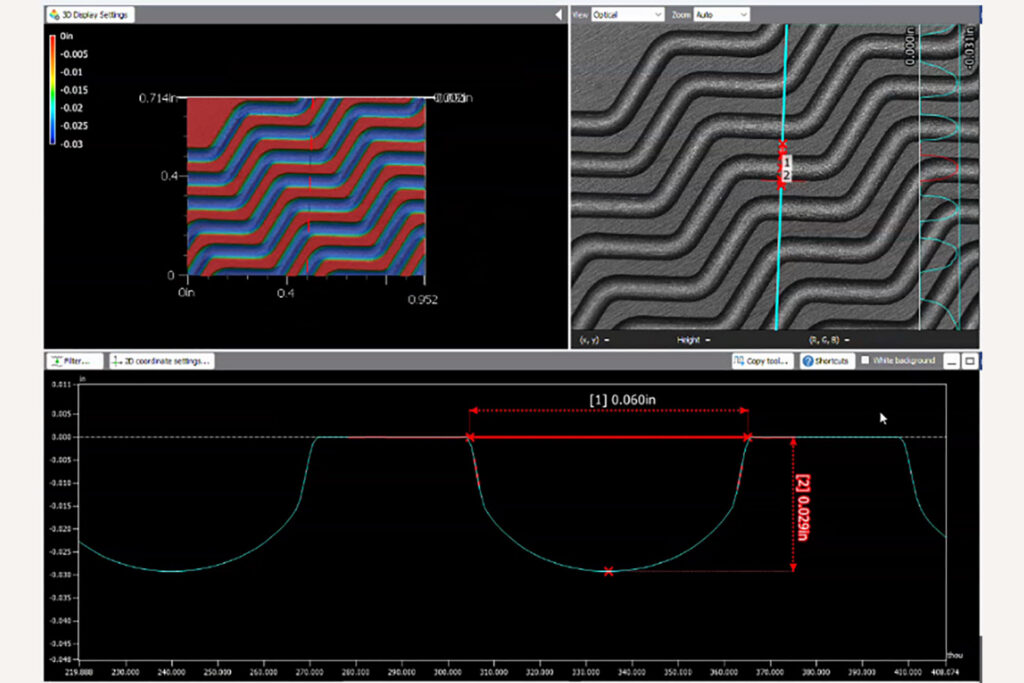 Etched Heat Exchanger Plates Measurement Capabilities